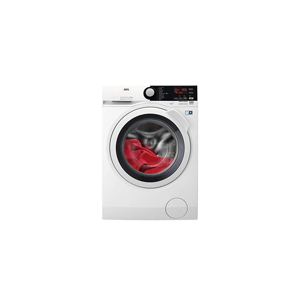 AEG 7000 series L7WEE861R Freestanding Washer Dryer, 8kg Wash/6kg Dry Load, 1600rpm Spin, White