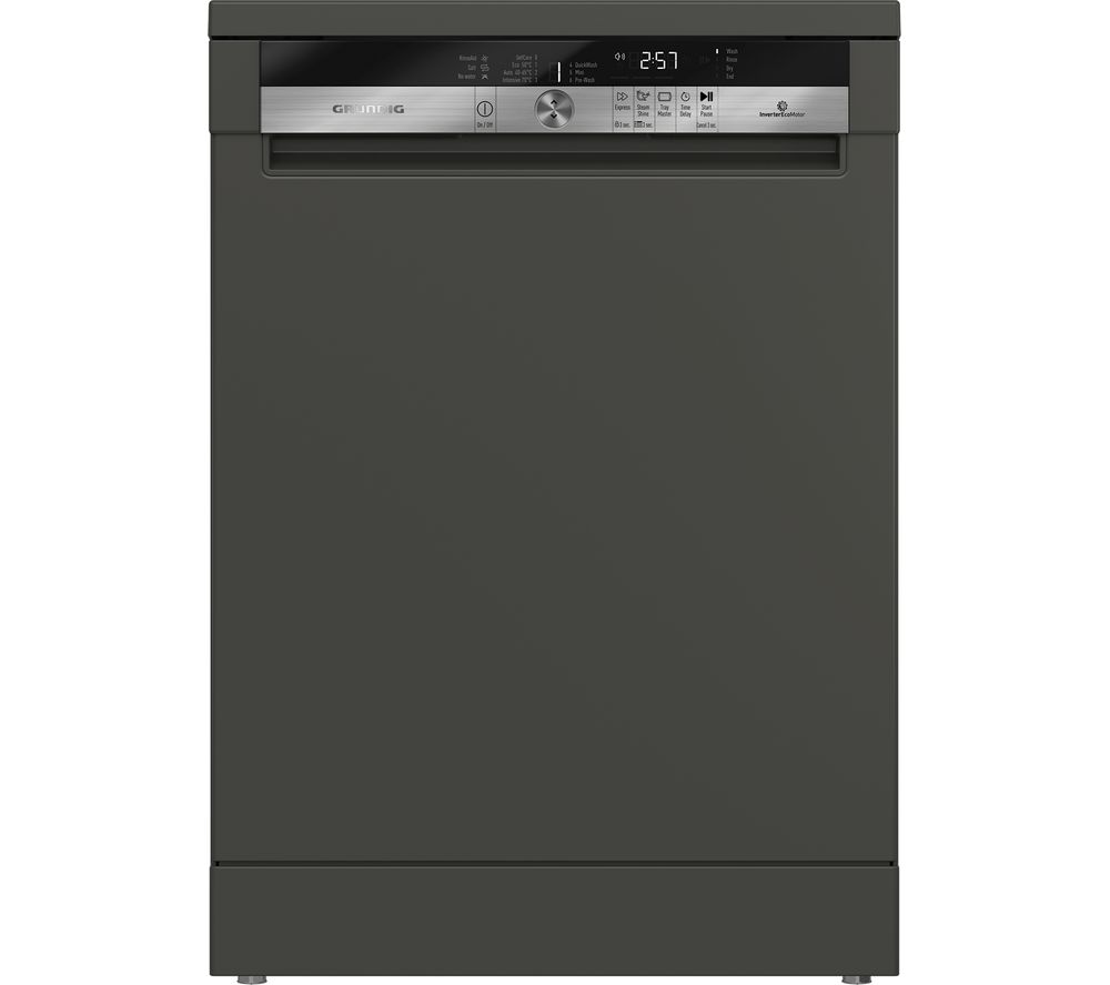 GRUNDIG GNF41620G Full-size Dishwasher - Graphite, Graphite