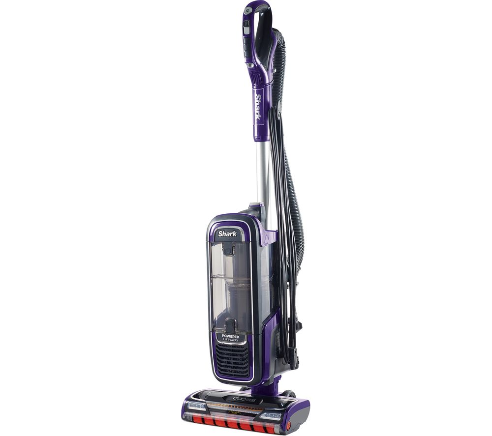 SHARK DuoClean Powered Lift-Away Anti Hair Wrap AZ950UK Upright Bagless Vacuum Cleaner - Purple, Purple