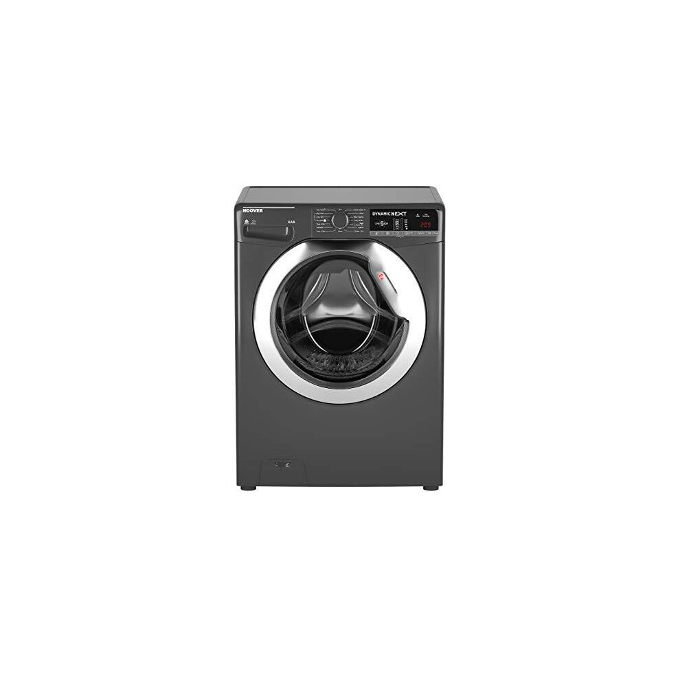 Hoover WDXOA 485CR Freestanding Washer Dryer, NFC Connected, 8Kg Wash/5Kg Dry Load, 1400rpm Spin, Graphite