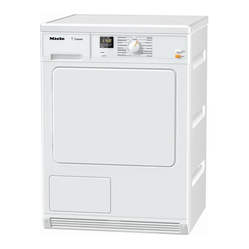 Miele Tumble Dryer TDA140C Condenser - White, White