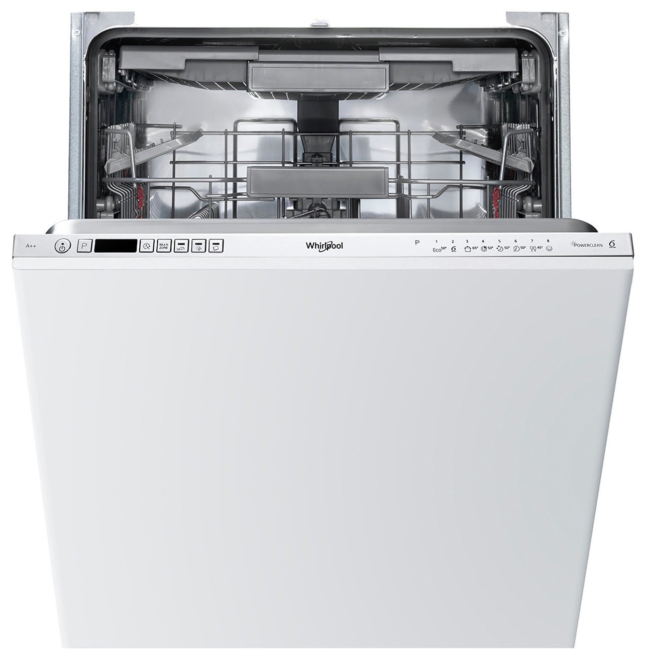 Whirlpool WIC3C33PEF Full Size Integrated Dishwasher - White