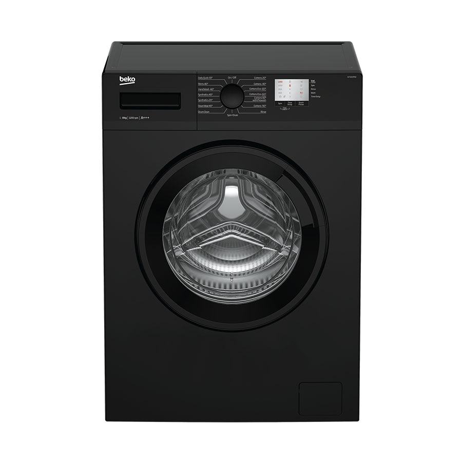 Beko WTG820M1B 8kg 1200rpm Washing Machine - Black