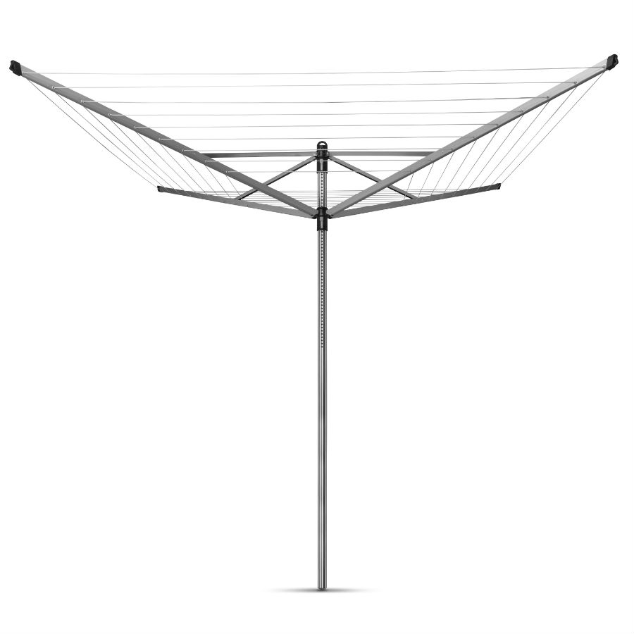 Brabantia Lift-O-Matic 50m 4-Arm Rotary Airer with Cover