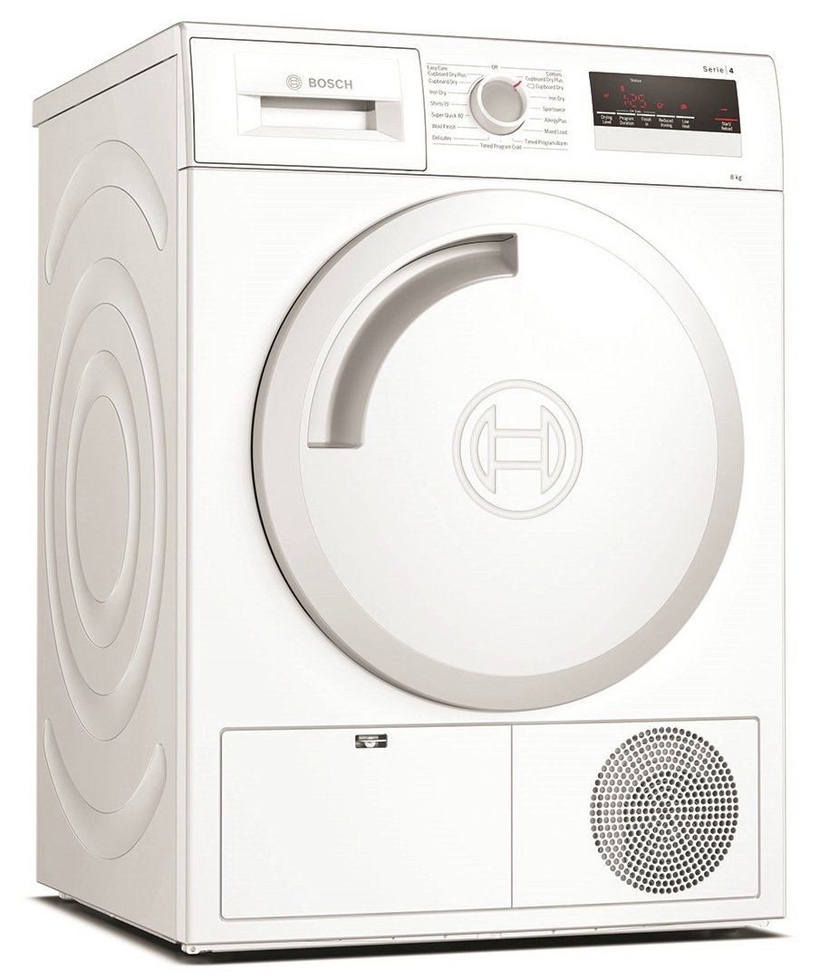 Bosch WTN83201GB 8KG Condenser Tumble Dryer - White