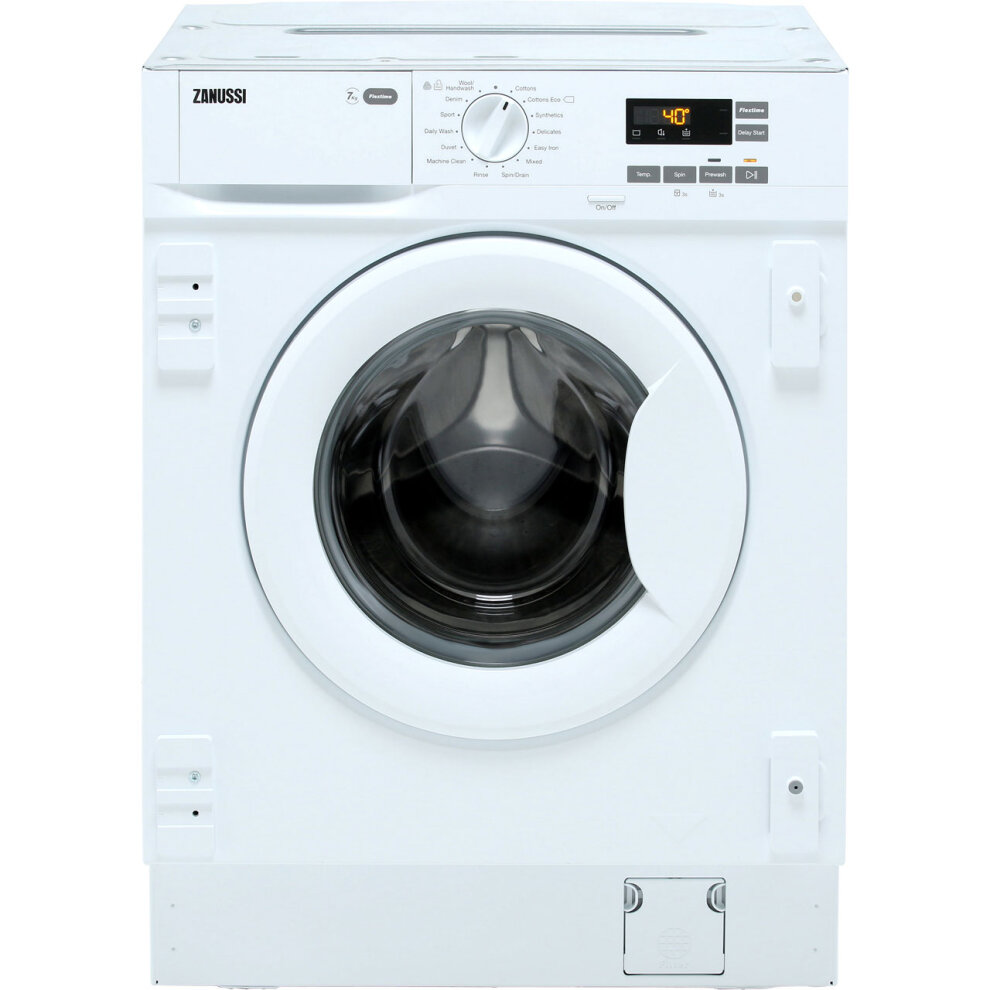 Zanussi Z714W43BI Integrated 7Kg Washing Machine with 1400 rpm - White