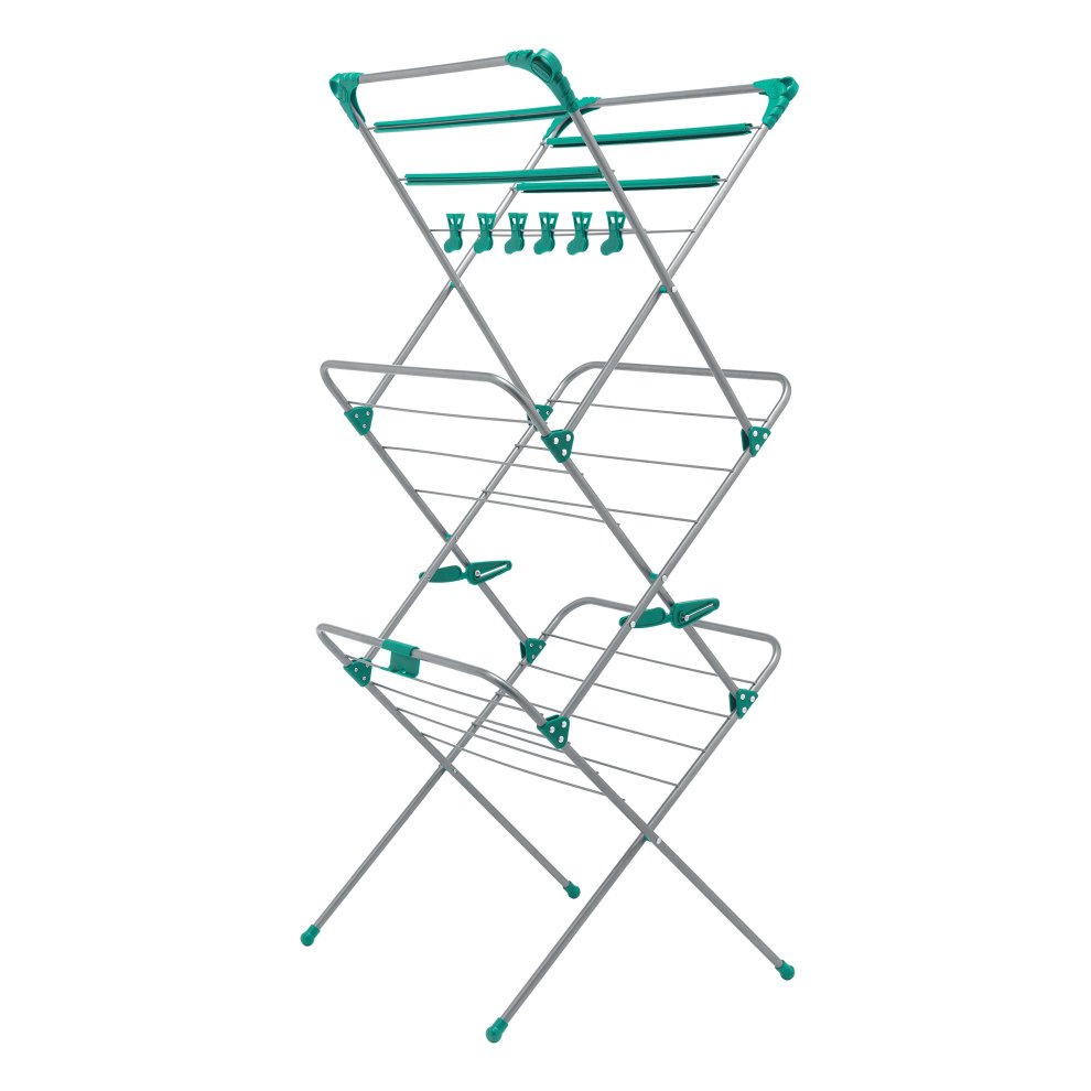 Addis Deluxe 3 Tier Airer, Metal, 10m