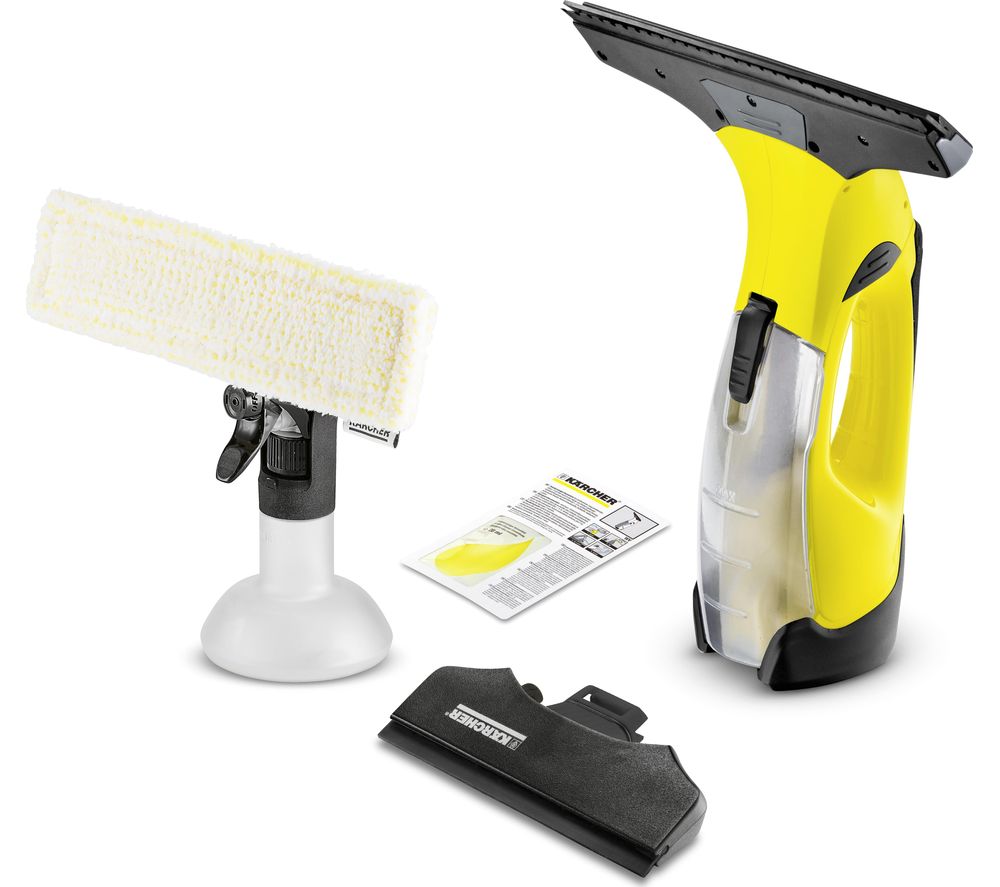 KARCHER WV 5 Plus Window Vacuum Cleaner - Yellow & Black, Black,Yellow