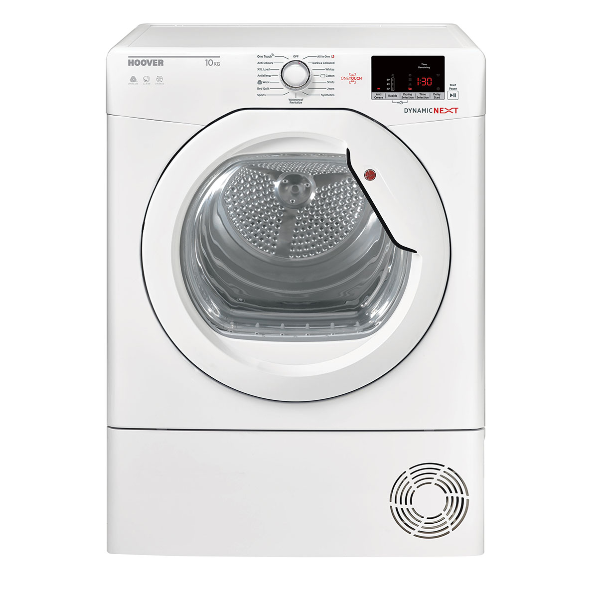 Hoover DXC10DG Dynamic Next 10kg Smart Condenser Tumble Dryer - White