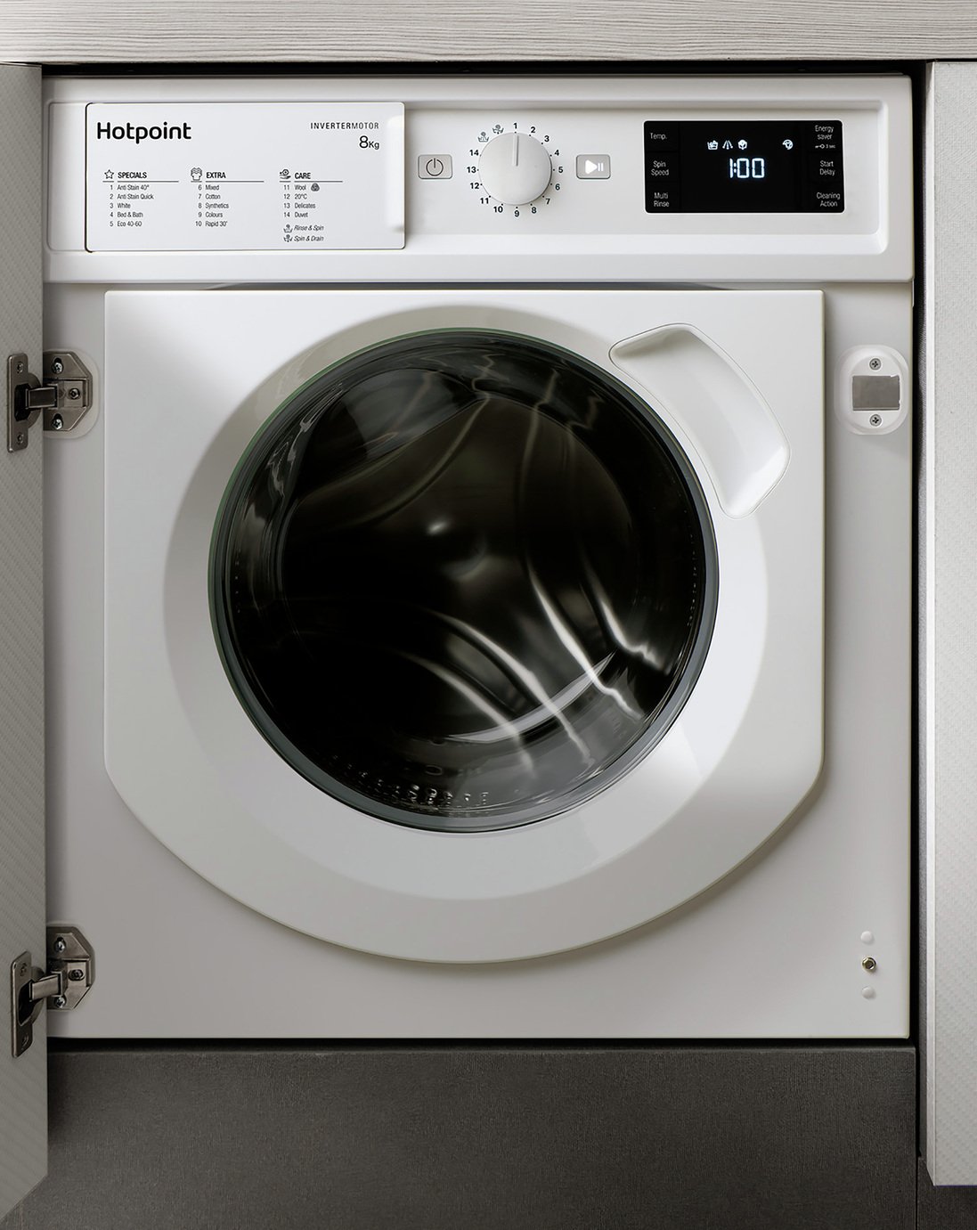 Hotpoint BIWMHG81484 8KG 1400 Spin Washing Machine - White