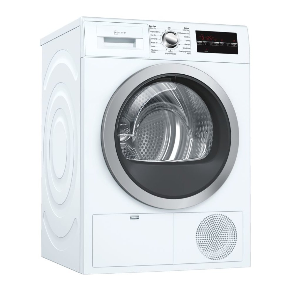 NEFF R8580X3GB 9 kg Condenser Tumble Dryer - White, White