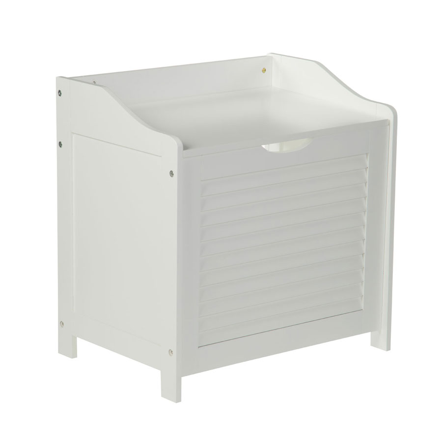 Premier Housewares Laundry Storage Cabinet with Hinged Lid