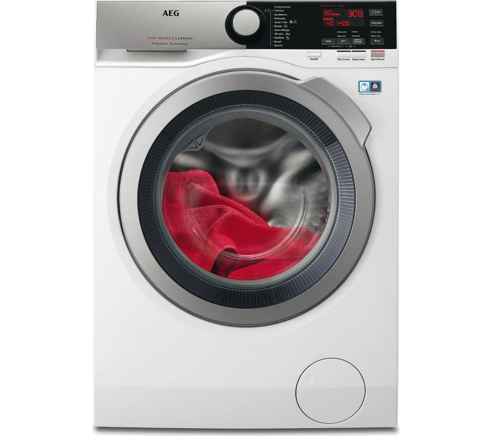 AEG ProSteam L7FEE865R Washing Machine - White, White