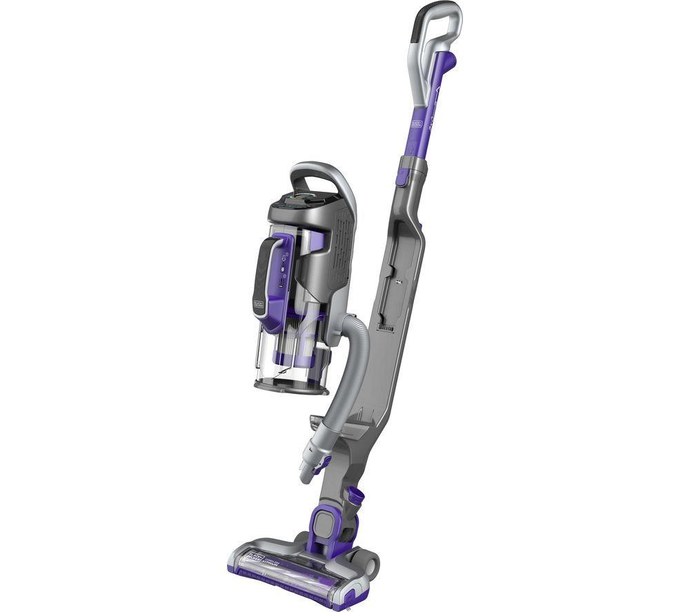 BLACK DECKER Multipower Pet CUA525BHP-GB Cordless Vacuum Cleaner - Purple & Grey, Silver/Grey,Purple