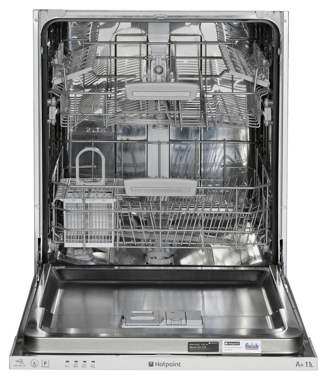 Hotpoint HIE2B19UK Full Size Integrated Dishwasher - White