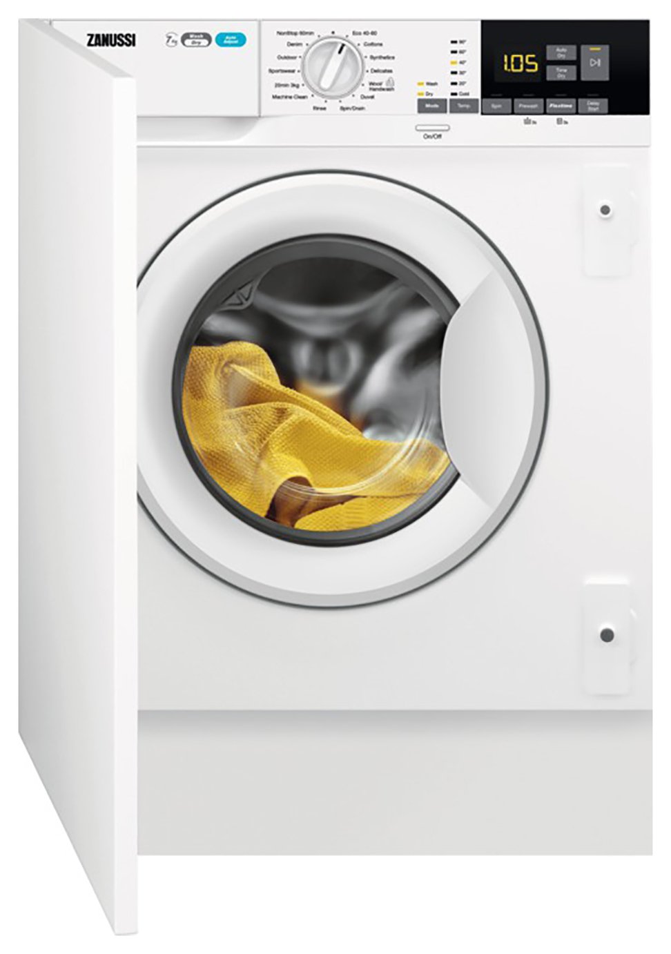 Zanussi Z716WT83BI 7KG/4KG 1600 Spin Integrated Washer Dryer