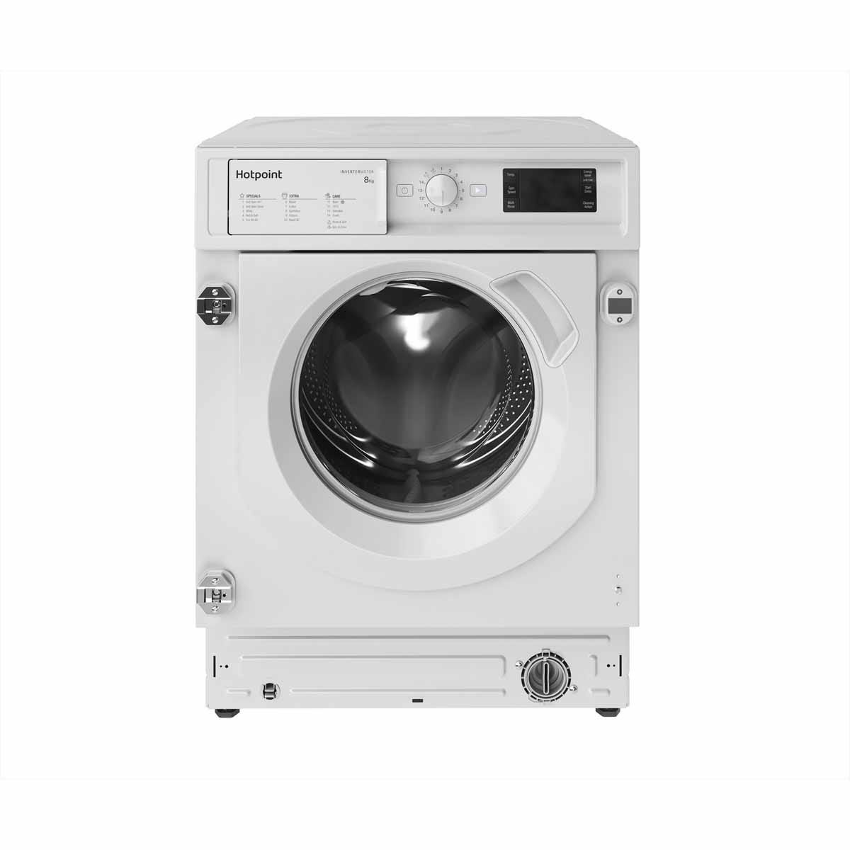 Hotpoint BI WMHG 81484 8kg 1400rpm UK Integrated Washing Machine - White