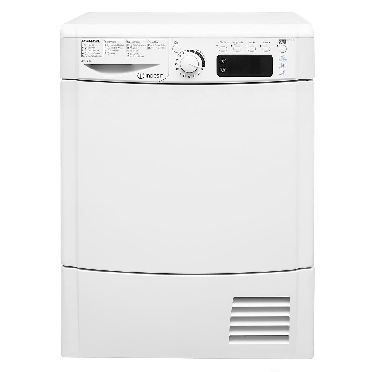 Indesit EcoTime EDPE945A2ECOUK 9kg Heat Pump Tumble Dryer - White