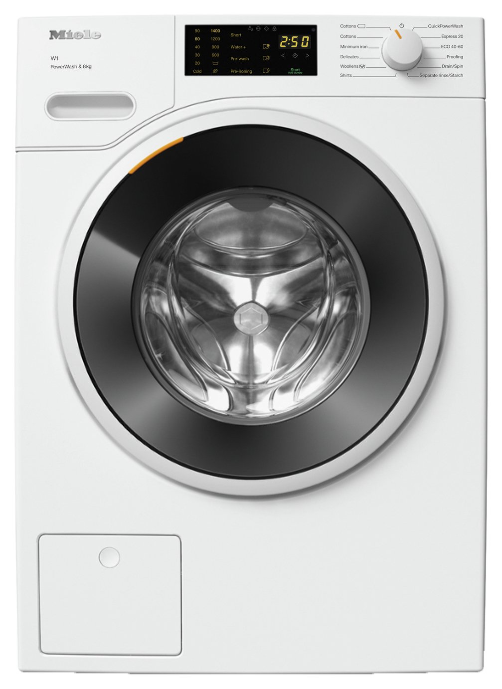 Miele WWD320 8KG 1400 Spin Washing Machine - White